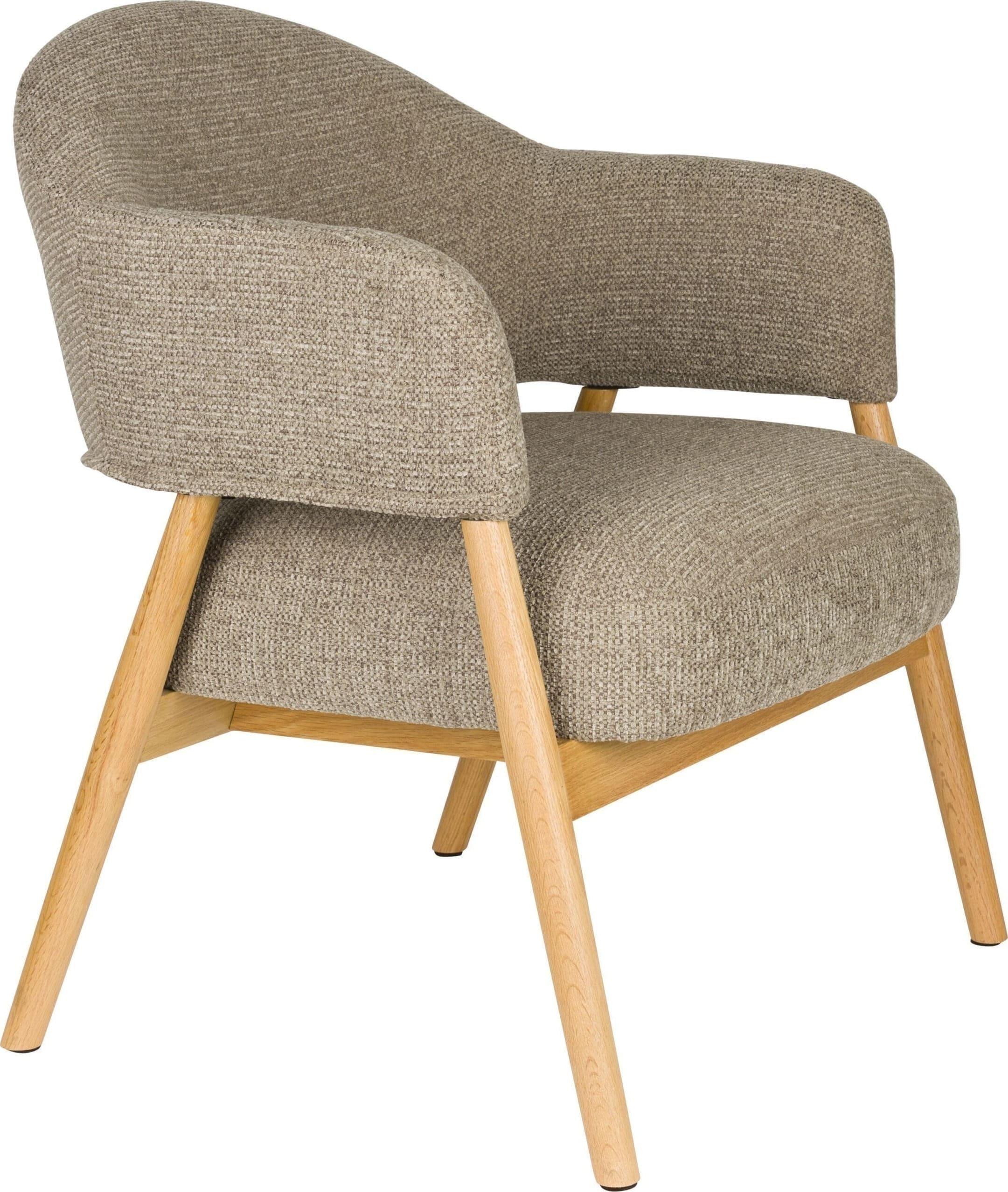 Fauteuil Indy Dark Brown White Label Living ZVR1000585