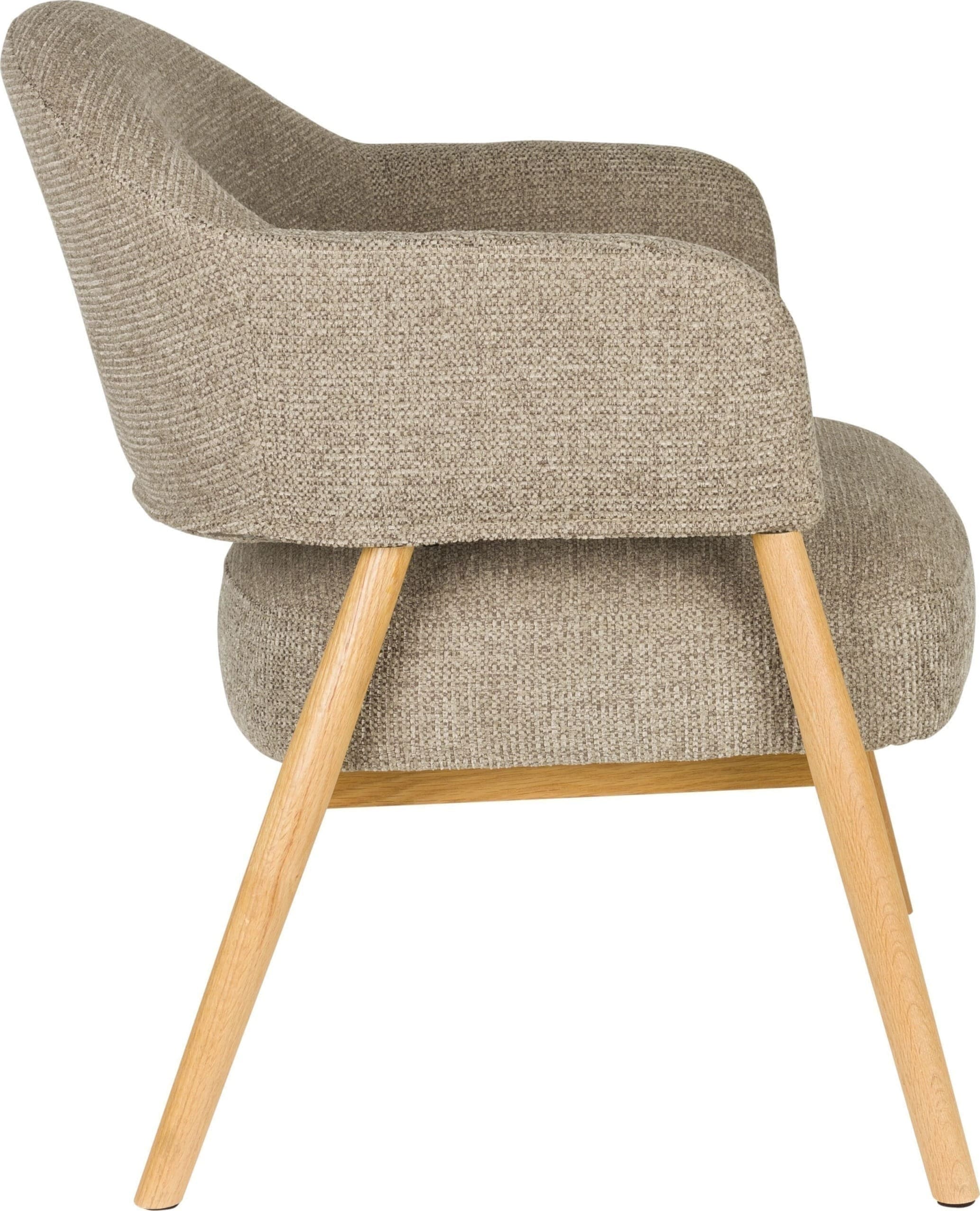 Fauteuil Indy Dark Brown White Label Living ZVR1000585