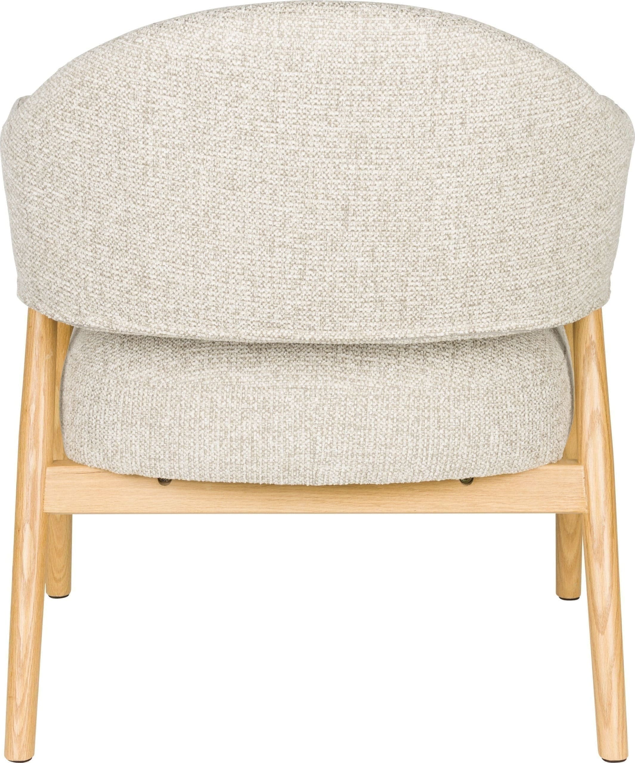 Fauteuil Indy Light Brown White Label Living ZVR1000584