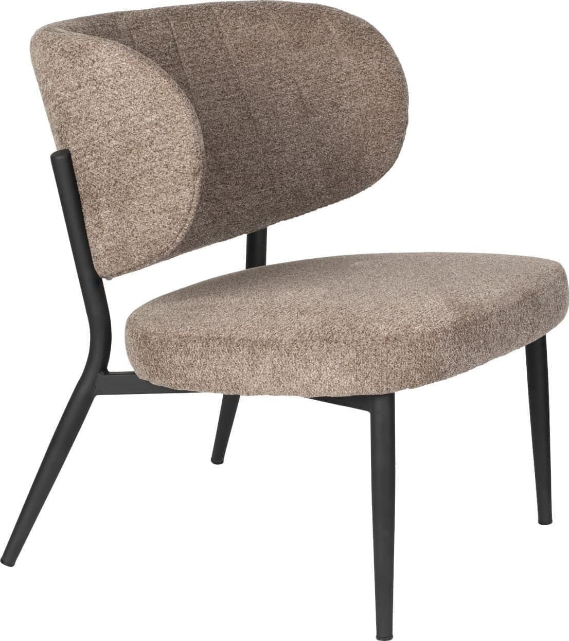Fauteuil Sanne Brownie White Label Living ZVR3100206