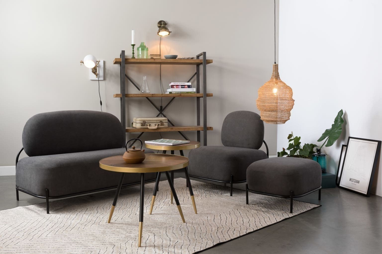 Salontafel Denise White Label Living ZVR2300149