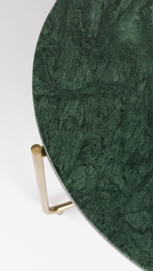 Salontafel Timpa Marble Green White Label Living ZVR2300232