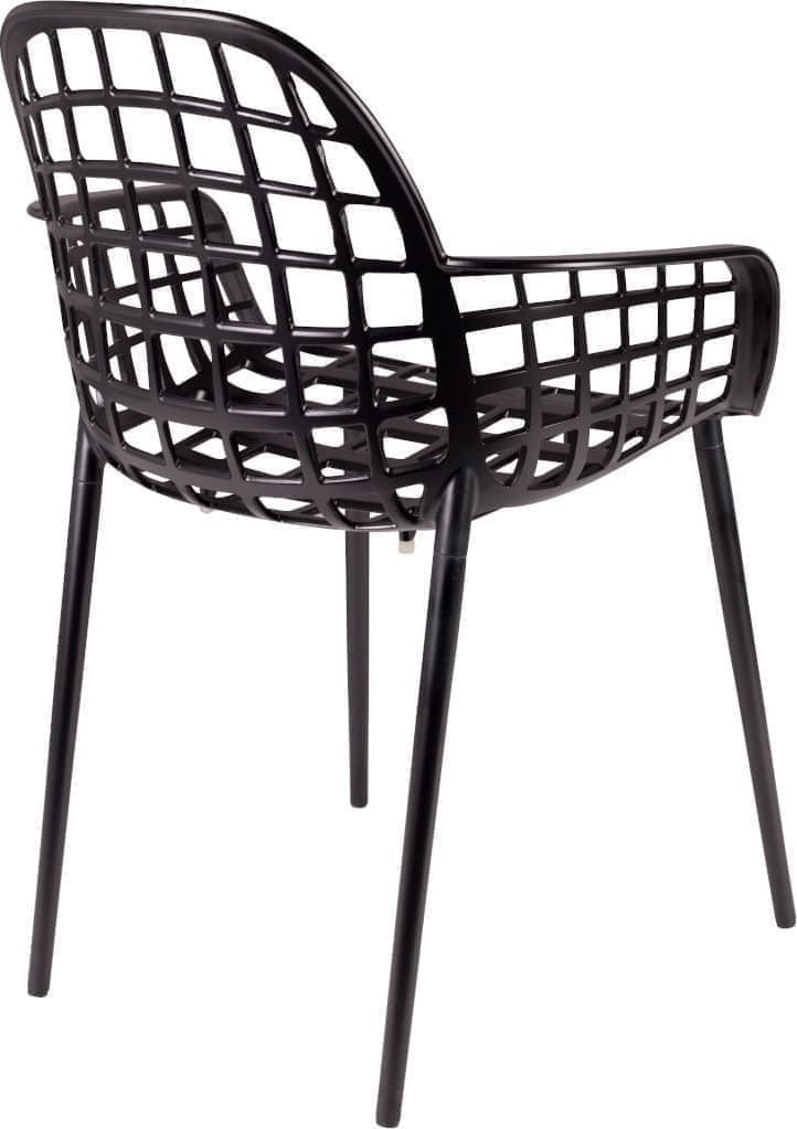 Armstoel Albert Kuip Garden Black Zuiver ZVR1200170