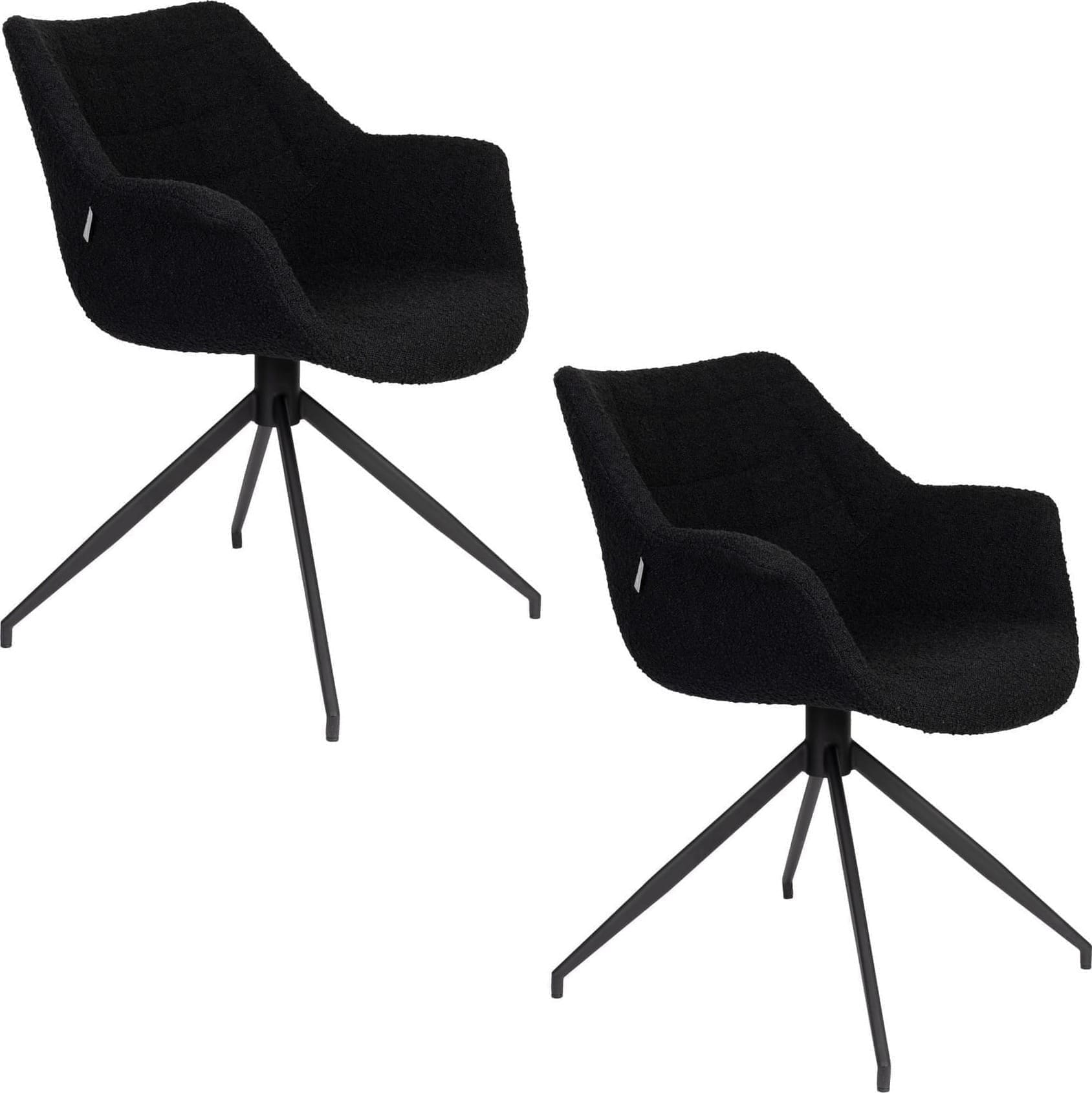 Armstoel Doulton Swivel - Black - Afbeelding 15