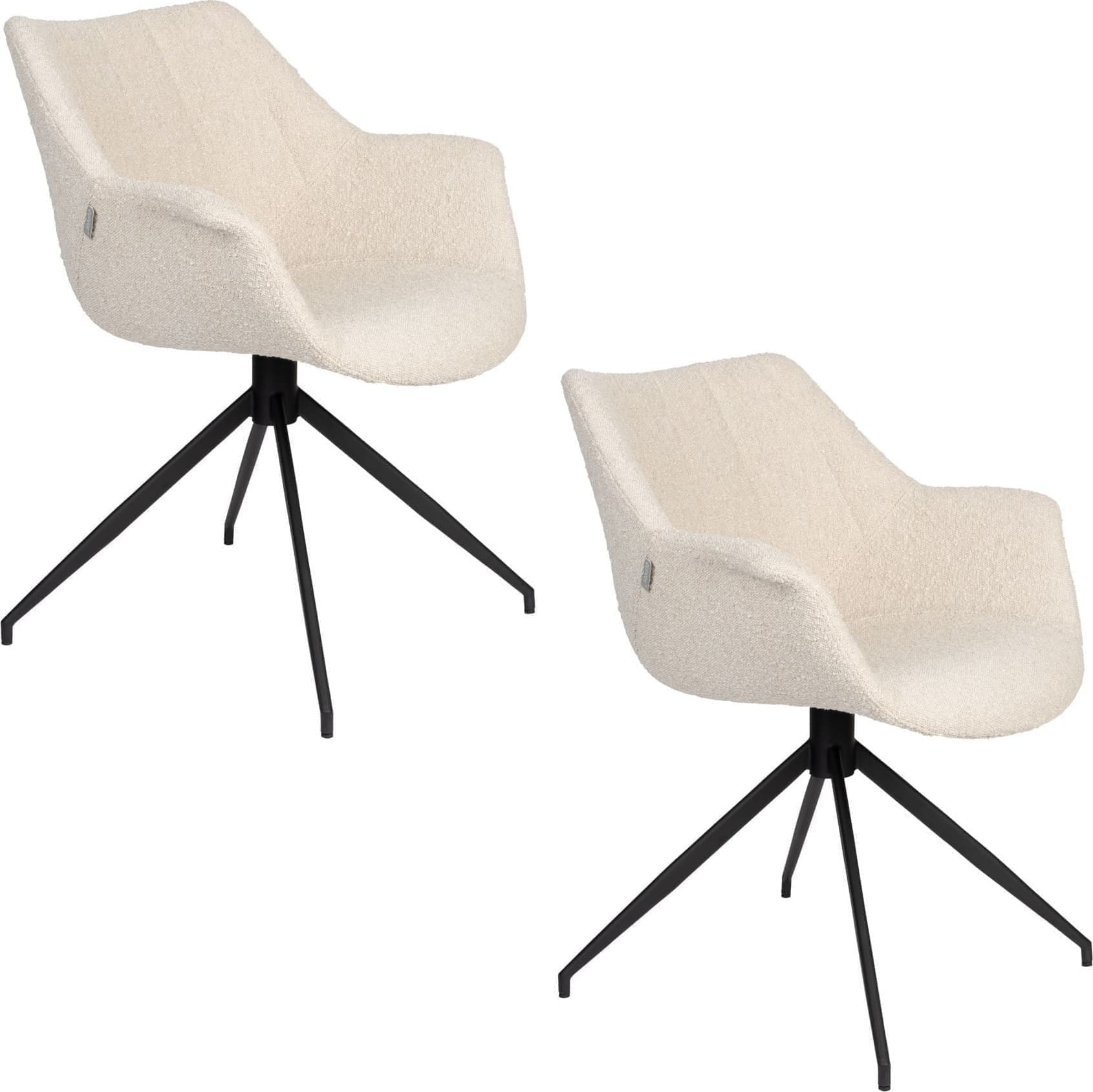 Armstoel Doulton Swivel - Natural - Afbeelding 17