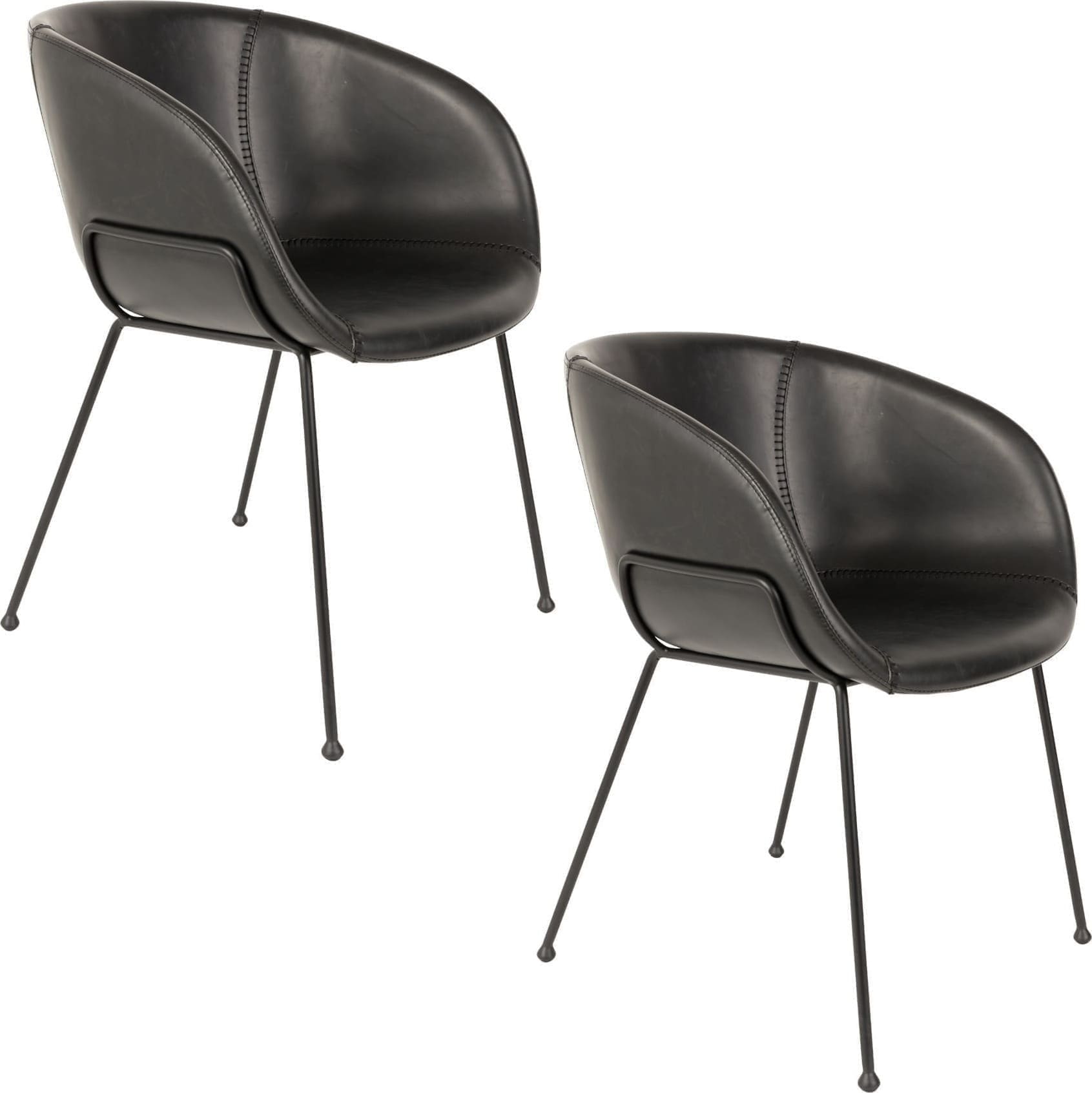 Armstoel Feston - Black - Afbeelding 22