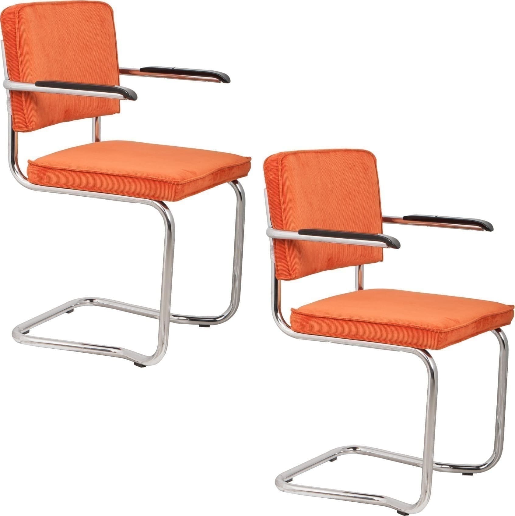 Armstoel Ridge Kink Rib - Orange - Afbeelding 21