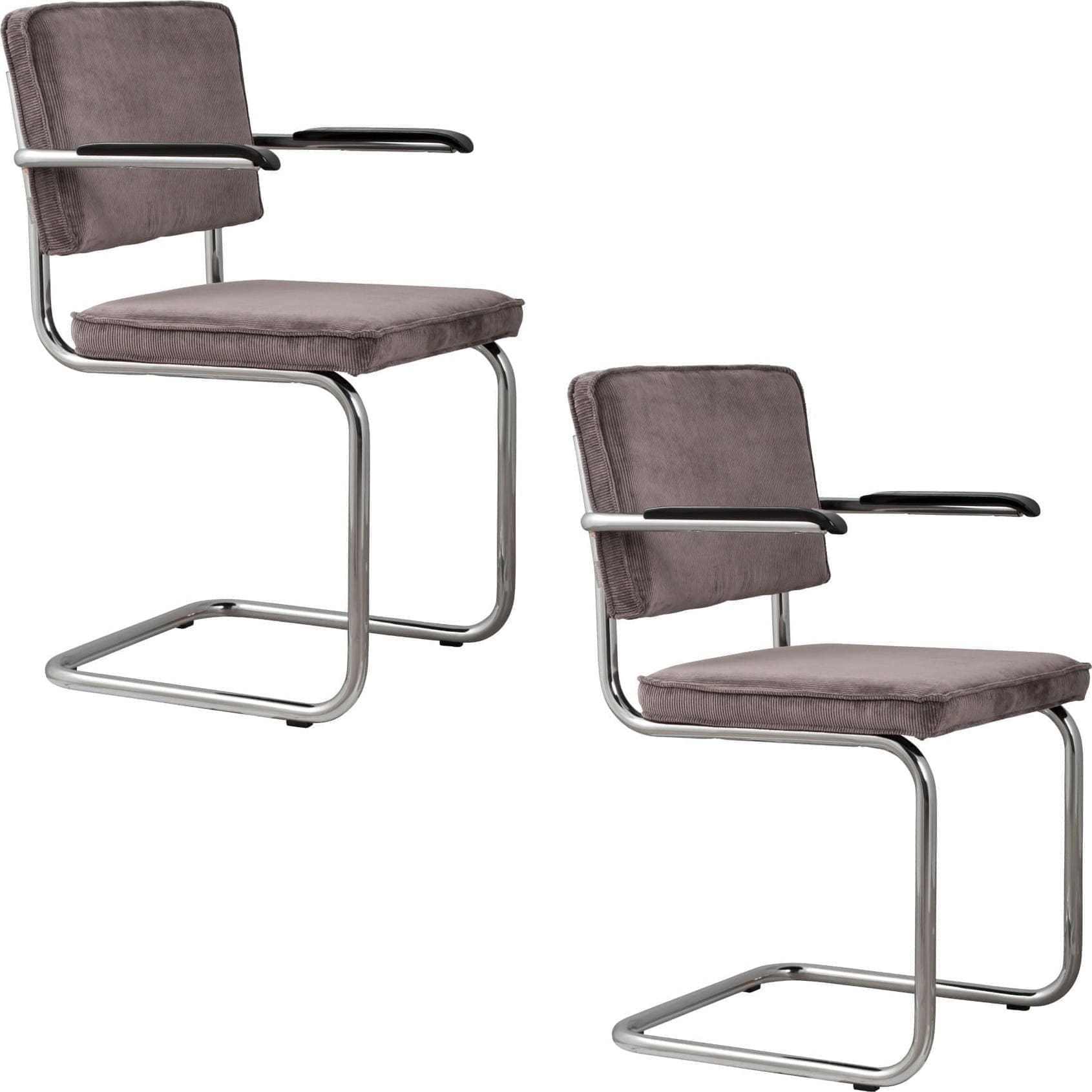Armstoel Ridge Rib - Grey - Afbeelding 10