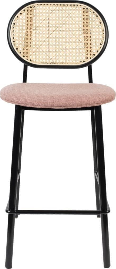 Barstoel Spike Natural/pink Zuiver ZVR1501717