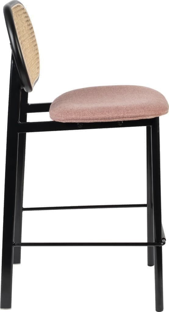 Barstoel Spike Natural/pink Zuiver ZVR1501717