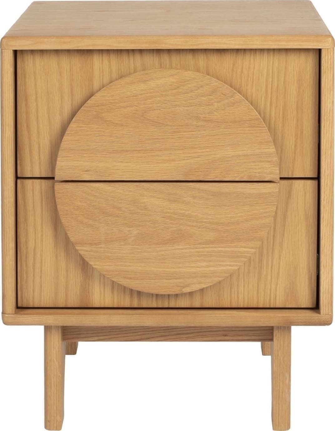Bijzettafel / Bedstand Groove Natural Oak Zuiver ZVR2300385
