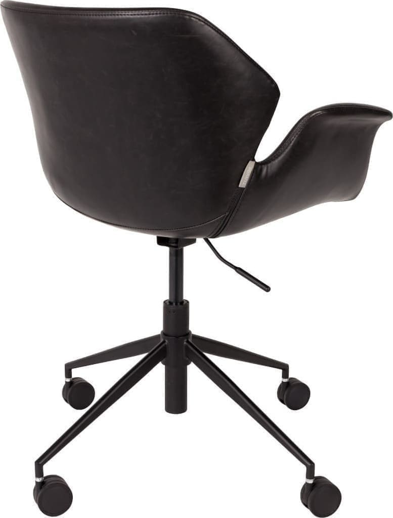 Bureaustoel Nikki All Black Zuiver ZVR1300004
