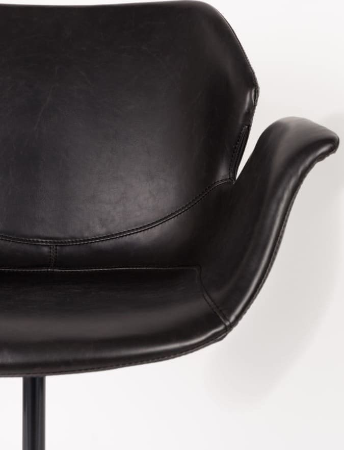 Bureaustoel Nikki All Black Zuiver ZVR1300004