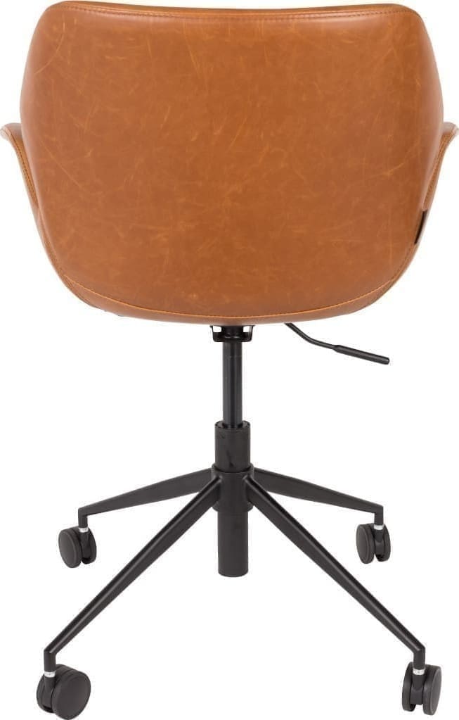 Bureaustoel Nikki All Brown Zuiver ZVR1300005