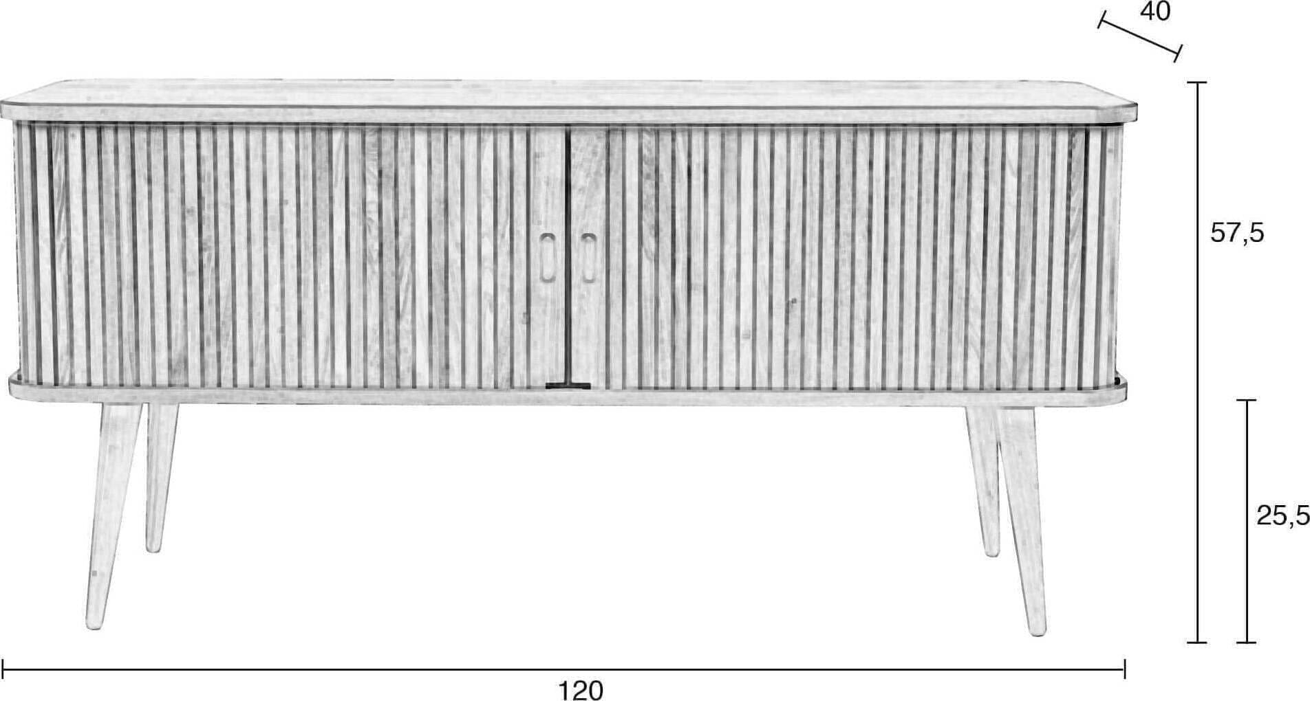 Dressoir Barbier - Walnut - Afbeelding 21