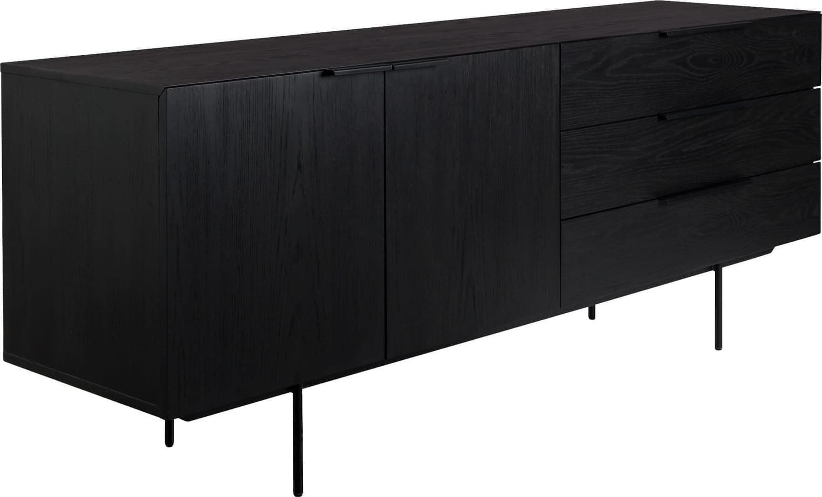 Dressoir Travis Black Oak Zuiver ZVR4300014