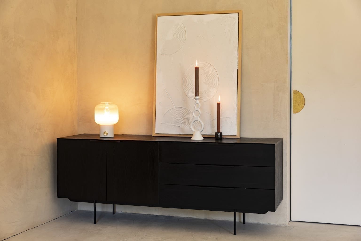 Dressoir Travis - Black Oak - Afbeelding 24