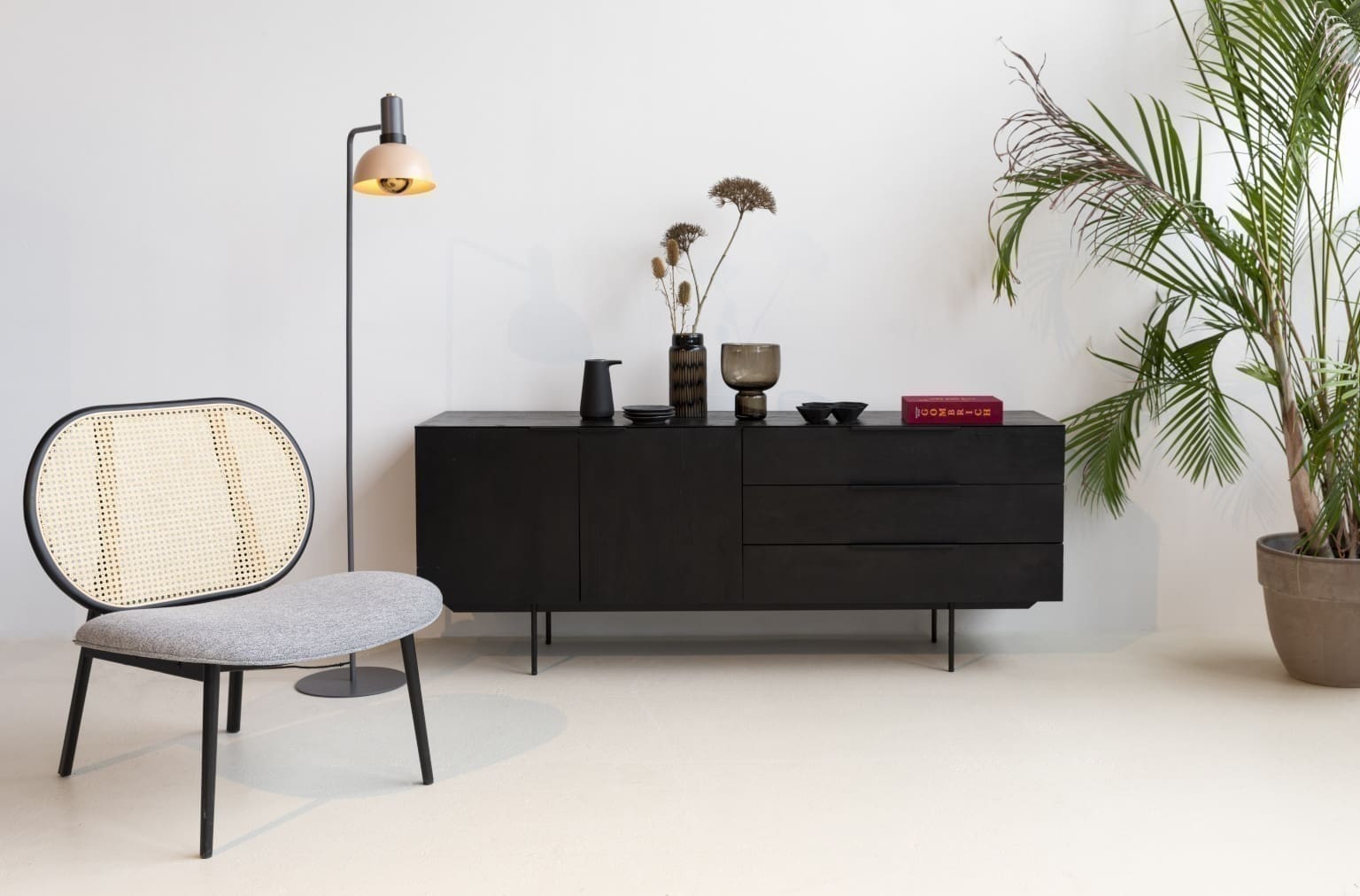 Dressoir Travis Black Oak Zuiver ZVR4300014