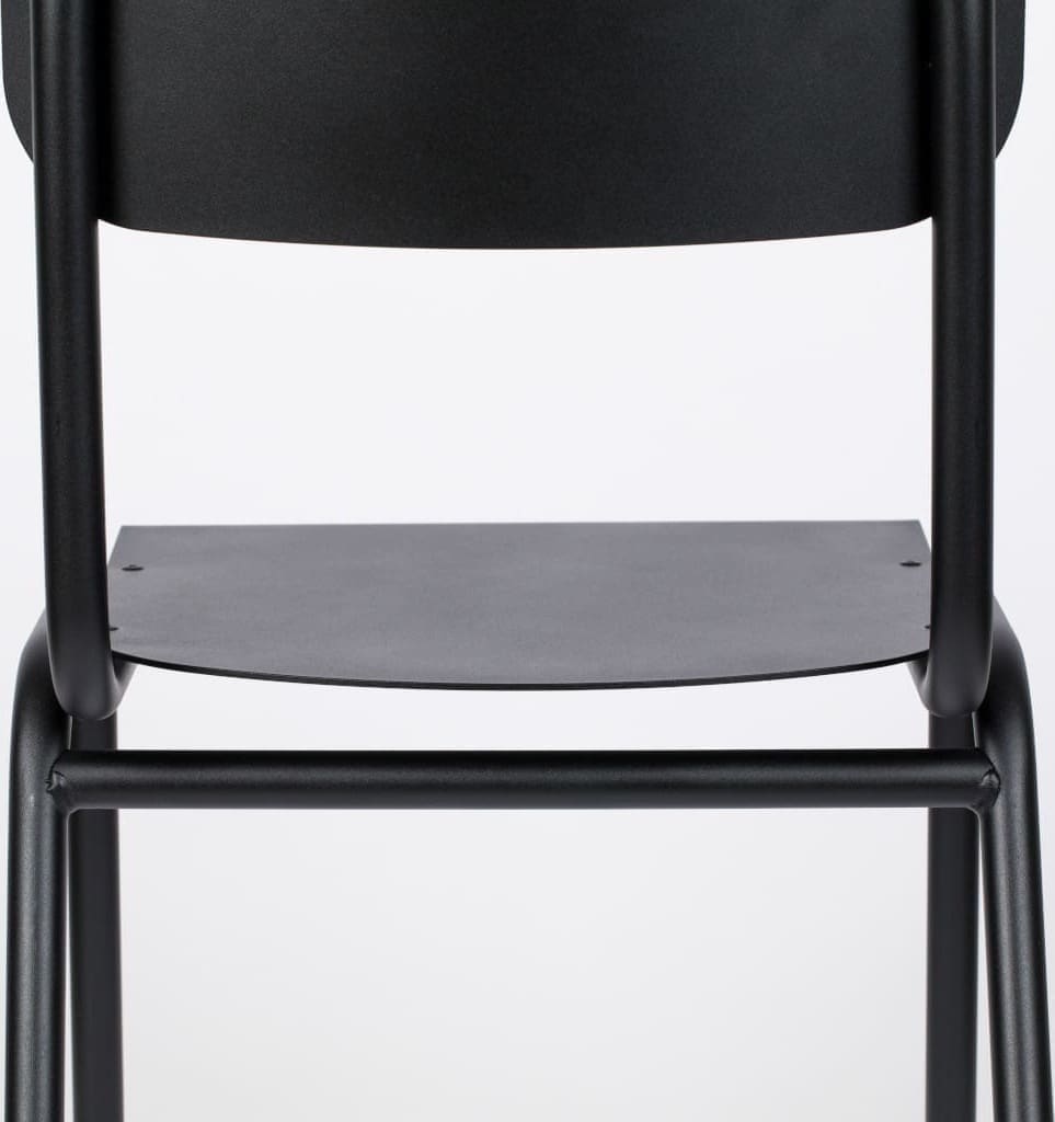 Eetkamerstoel Back To School Outdoor Black Zuiver ZVR1100383