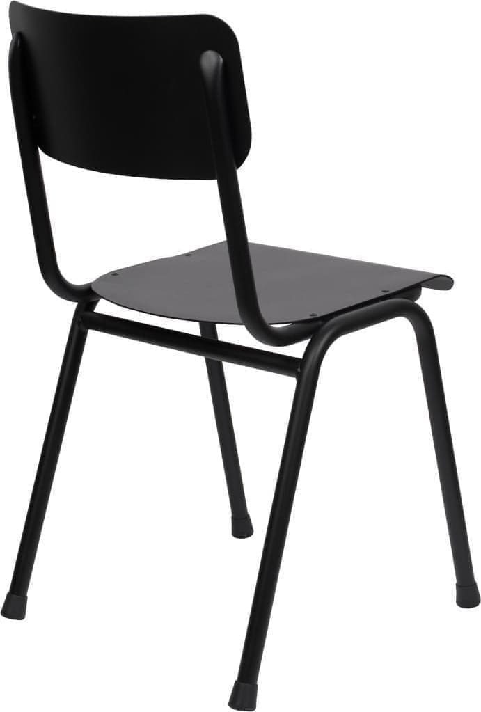Eetkamerstoel Back To School Outdoor Black Zuiver ZVR1100383