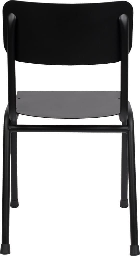 Eetkamerstoel Back To School Outdoor Black Zuiver ZVR1100383