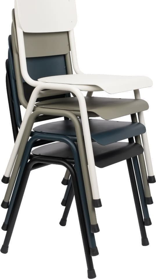 Eetkamerstoel Back To School Outdoor Black Zuiver ZVR1100383