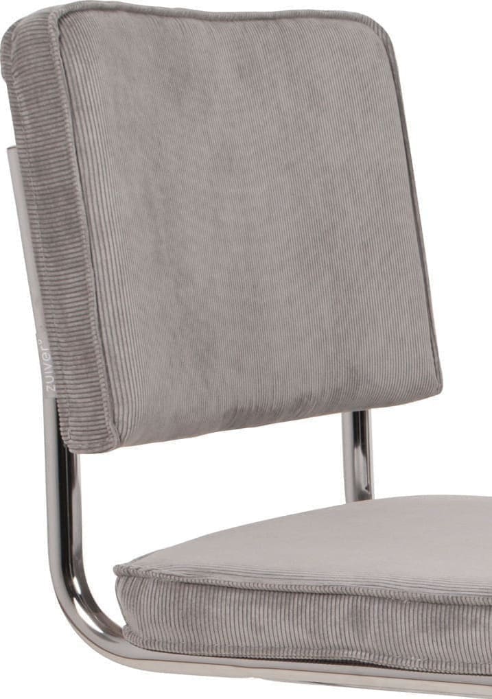 Eetkamerstoel Ridge Kink Rib Cool Grey 32a Zuiver ZVR1100077
