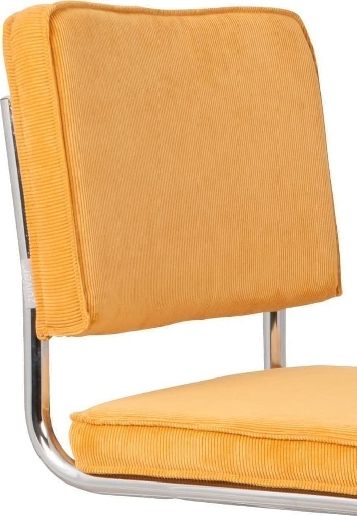 Eetkamerstoel Ridge Kink Rib Yellow 24a Zuiver ZVR1100064