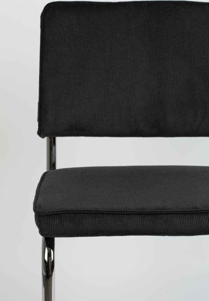 Eetkamerstoel Ridge Rib Black 7a Zuiver ZVR1006001
