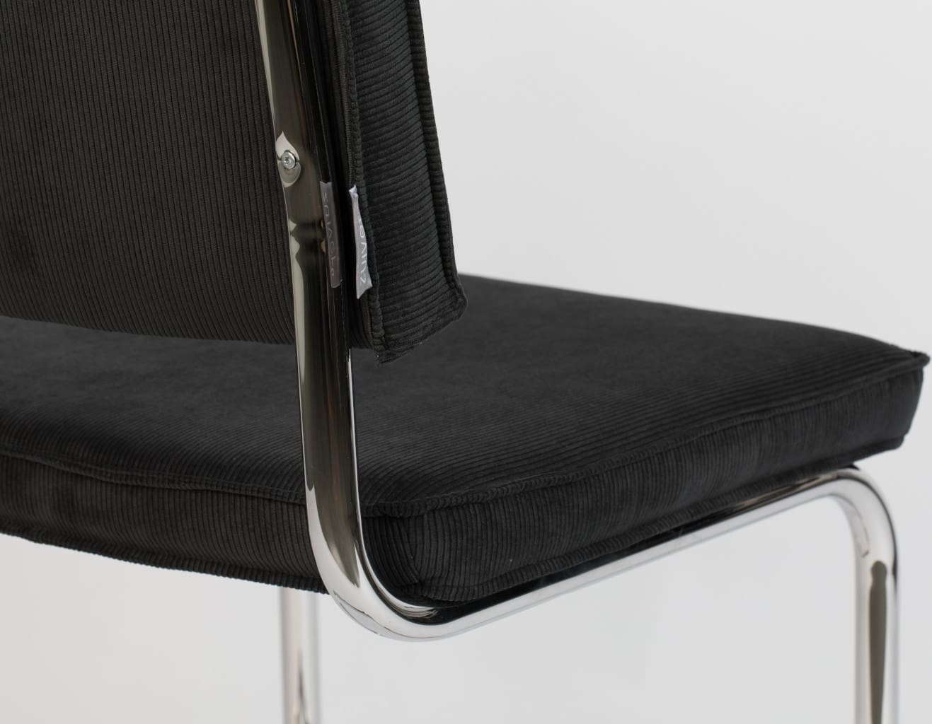 Eetkamerstoel Ridge Rib Black 7a Zuiver ZVR1006001