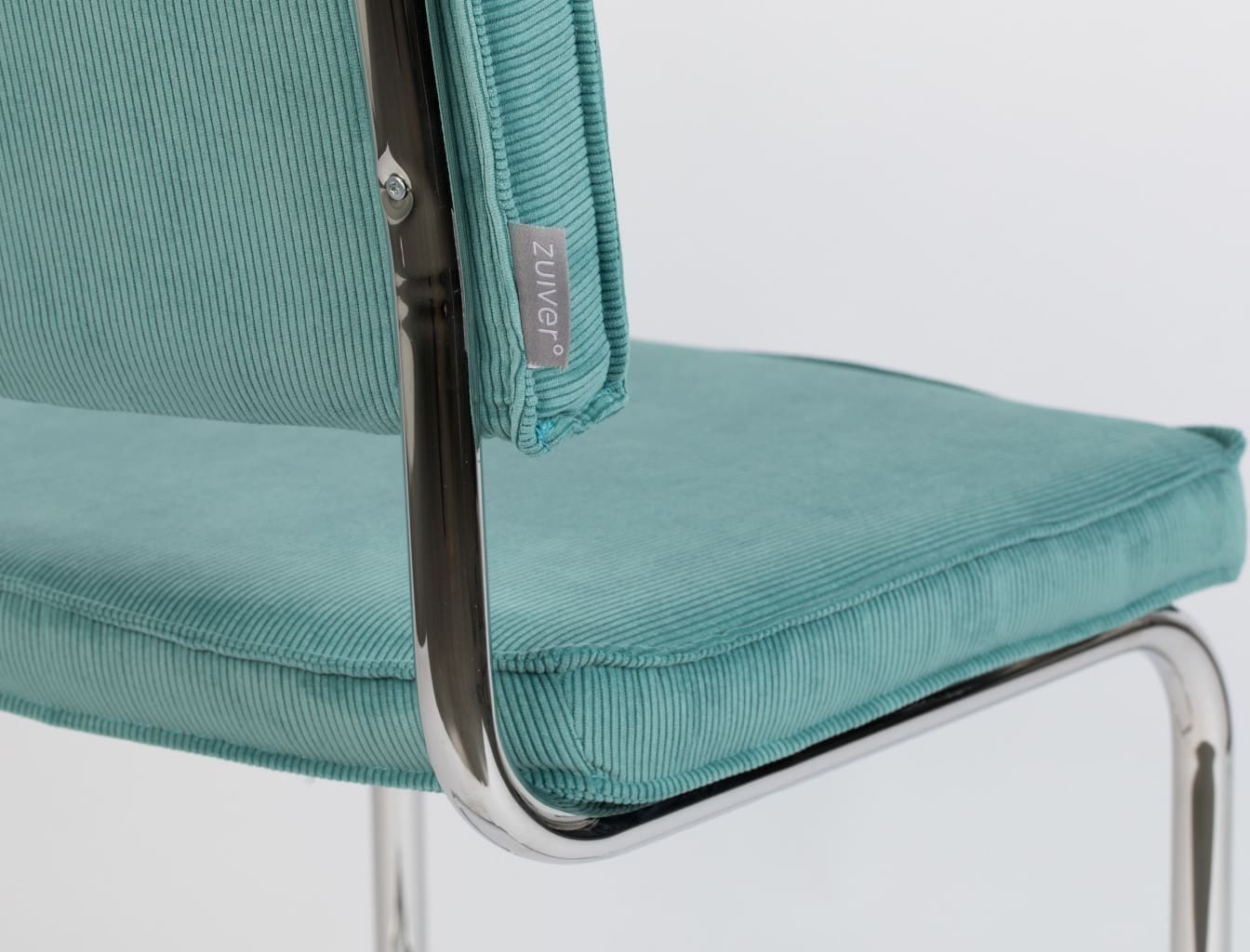 Eetkamerstoel Ridge Rib Blue 12a Zuiver ZVR1006007