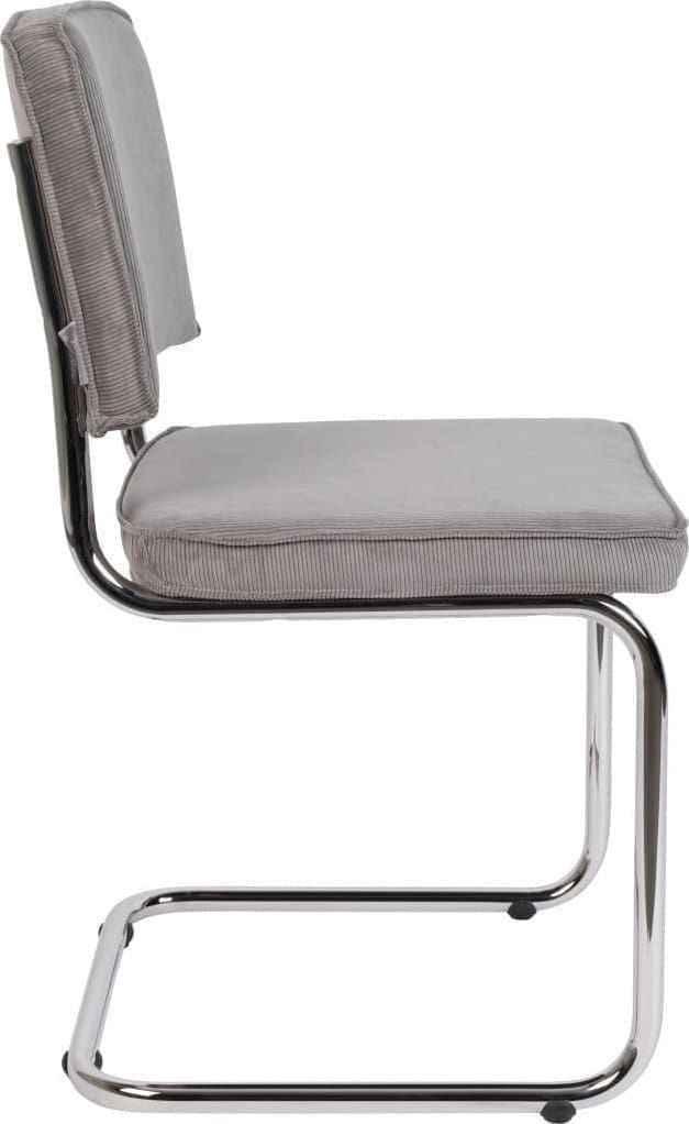 Eetkamerstoel Ridge Rib Cool Grey 32a Zuiver ZVR1100076