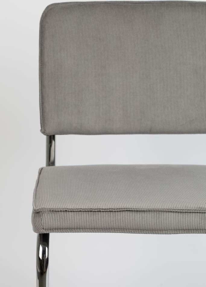 Eetkamerstoel Ridge Rib Cool Grey 32a Zuiver ZVR1100076