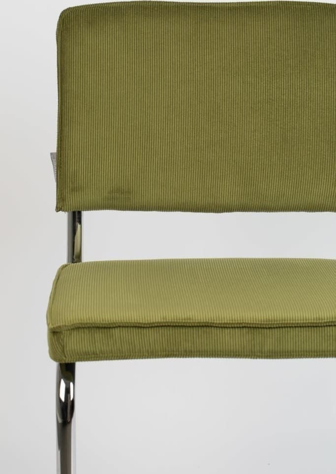 Eetkamerstoel Ridge Rib Green 25a Zuiver ZVR1006009