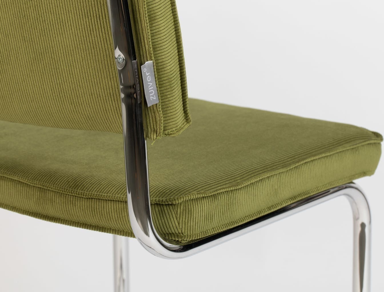 Eetkamerstoel Ridge Rib Green 25a Zuiver ZVR1006009