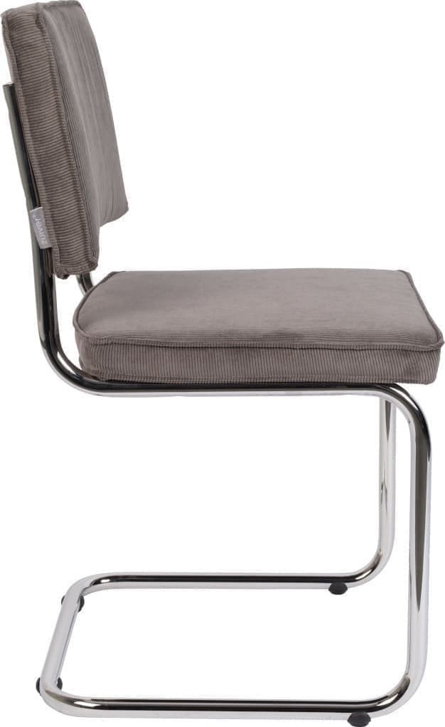 Eetkamerstoel Ridge Rib Grey 6a Zuiver ZVR1006005