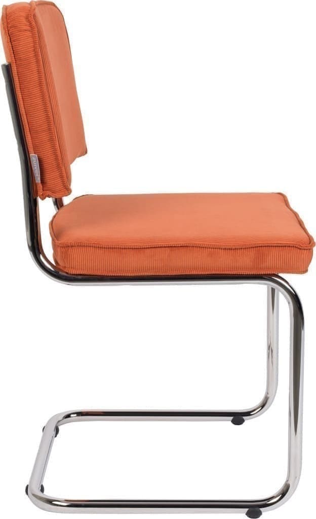 Eetkamerstoel Ridge Rib Orange 19a Zuiver ZVR1006003