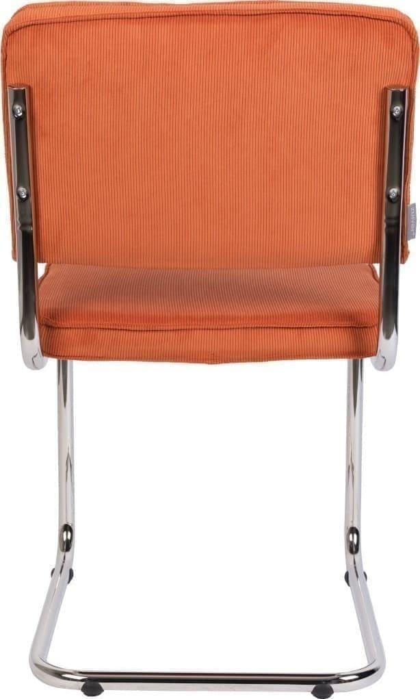 Eetkamerstoel Ridge Rib Orange 19a Zuiver ZVR1006003