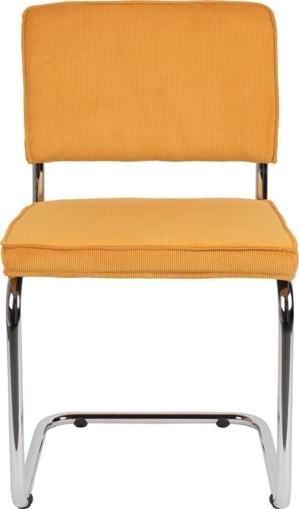 Eetkamerstoel Ridge Rib Yellow 24a Zuiver ZVR1006010