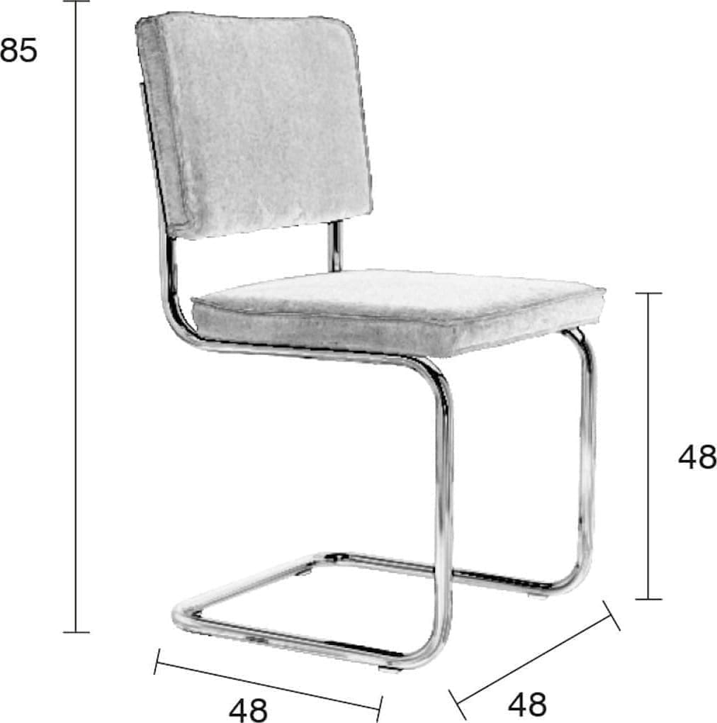 Eetkamerstoel Ridge Rib - Yellow - Afbeelding 22
