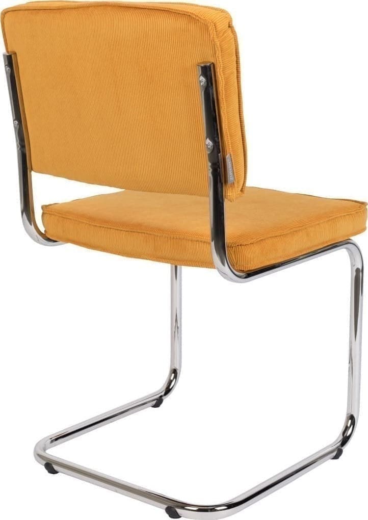 Eetkamerstoel Ridge Rib Yellow 24a Zuiver ZVR1006010