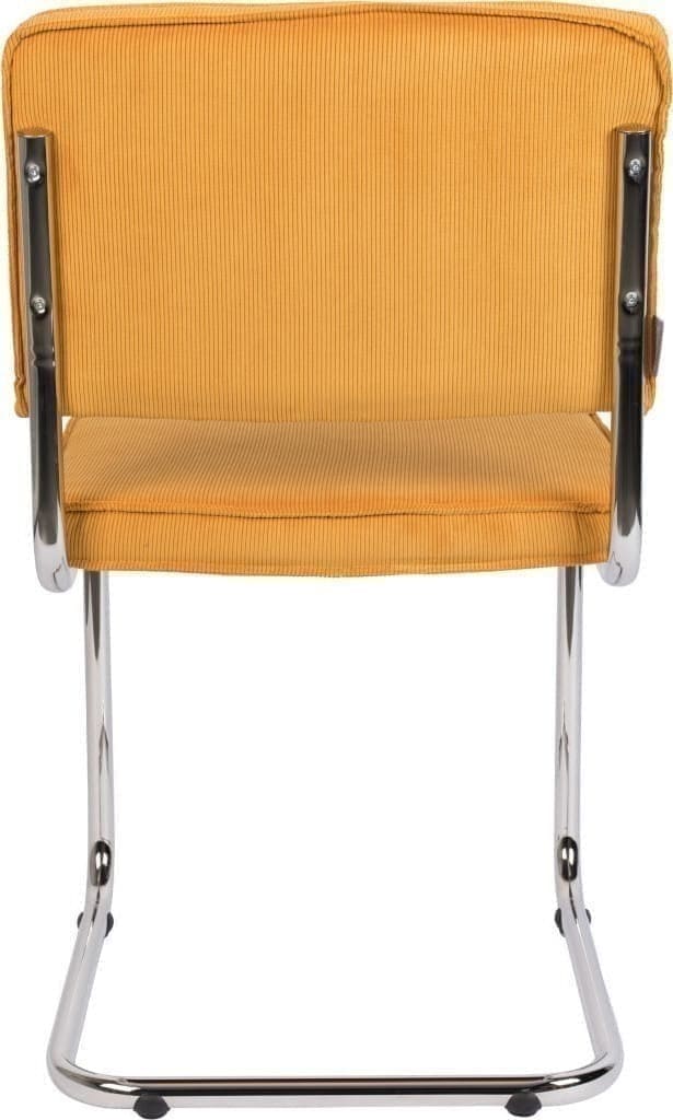 Eetkamerstoel Ridge Rib Yellow 24a Zuiver ZVR1006010