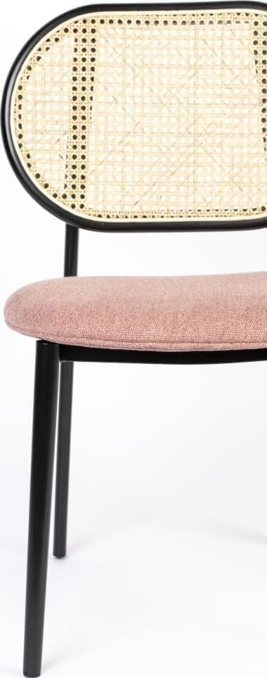 Eetkamerstoel Spike Natural/pink Zuiver ZVR1100470