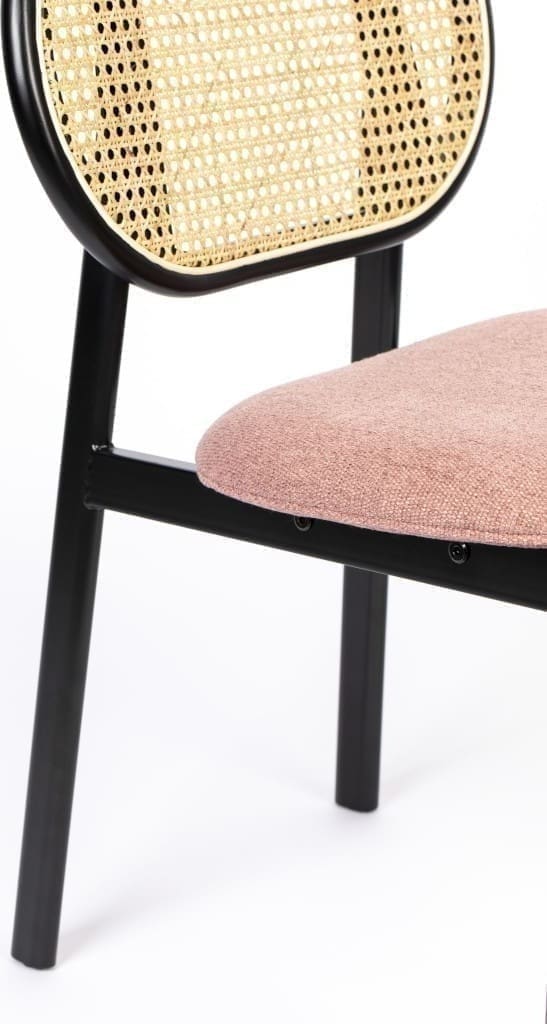 Eetkamerstoel Spike Natural/pink Zuiver ZVR1100470