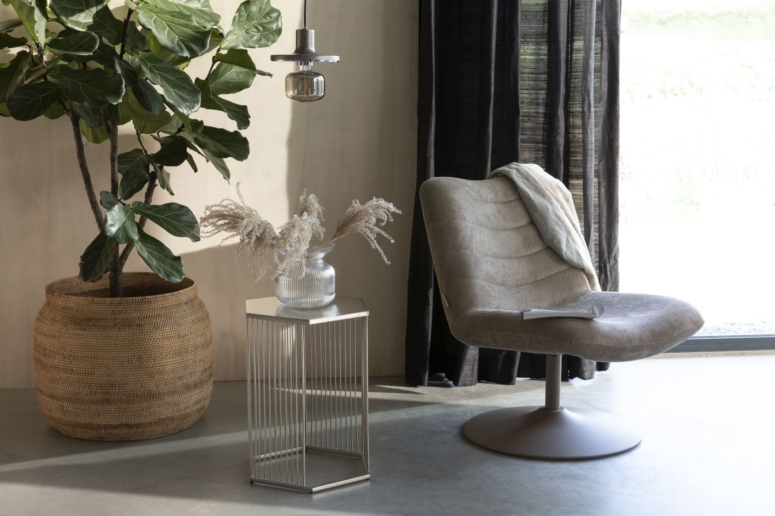 Draaifauteuil Bubba - Beige - Afbeelding 18