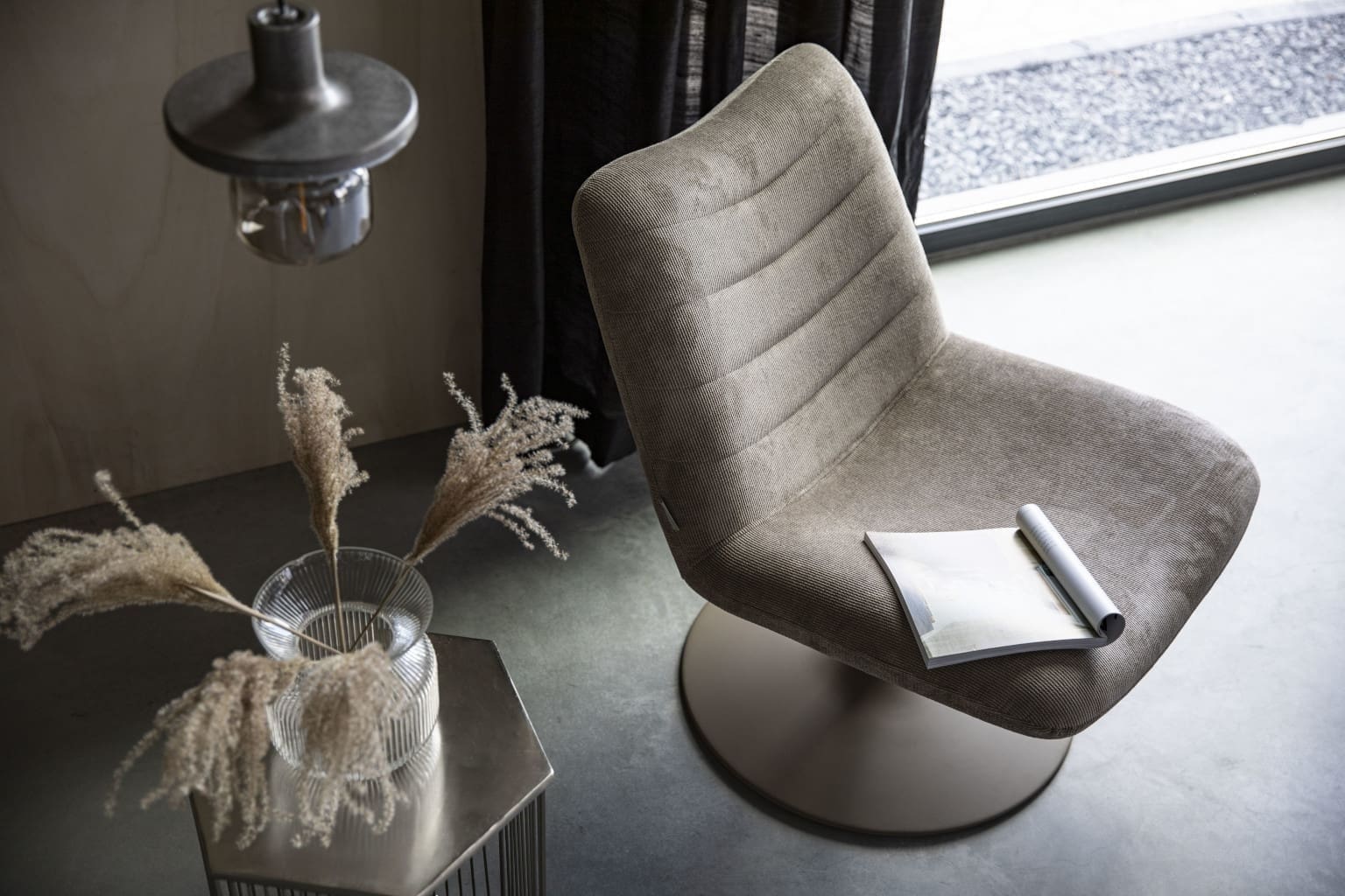 Draaifauteuil Bubba - Beige - Afbeelding 19