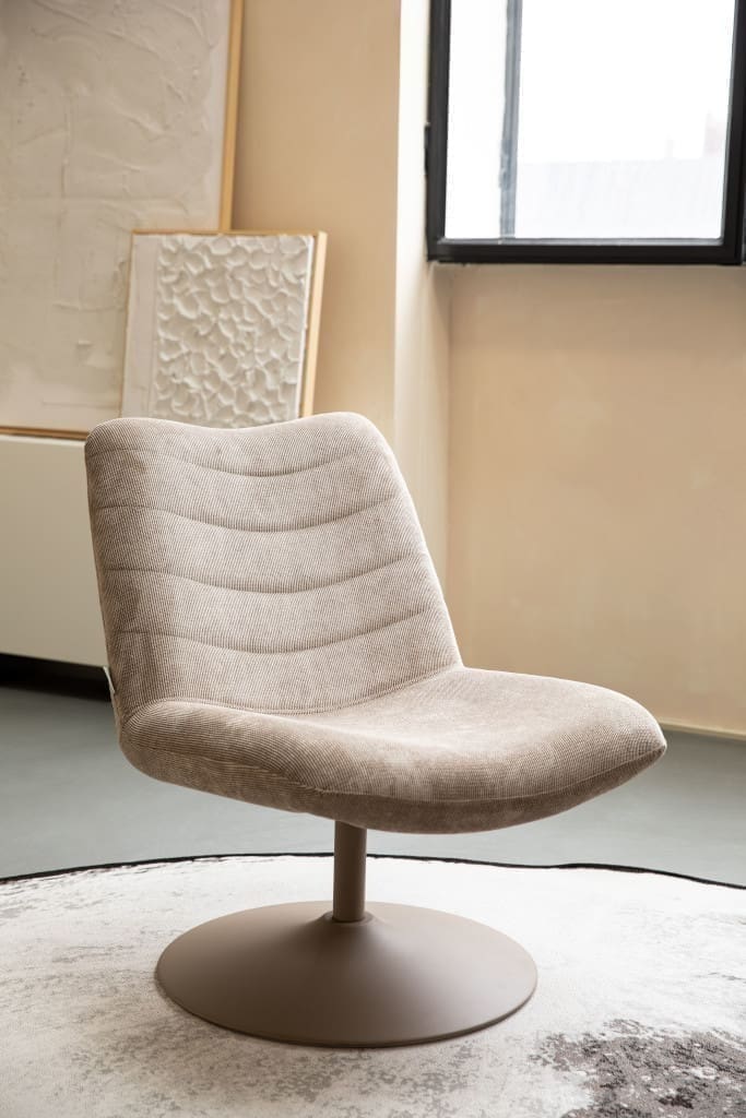 Draaifauteuil Bubba - Beige - Afbeelding 24