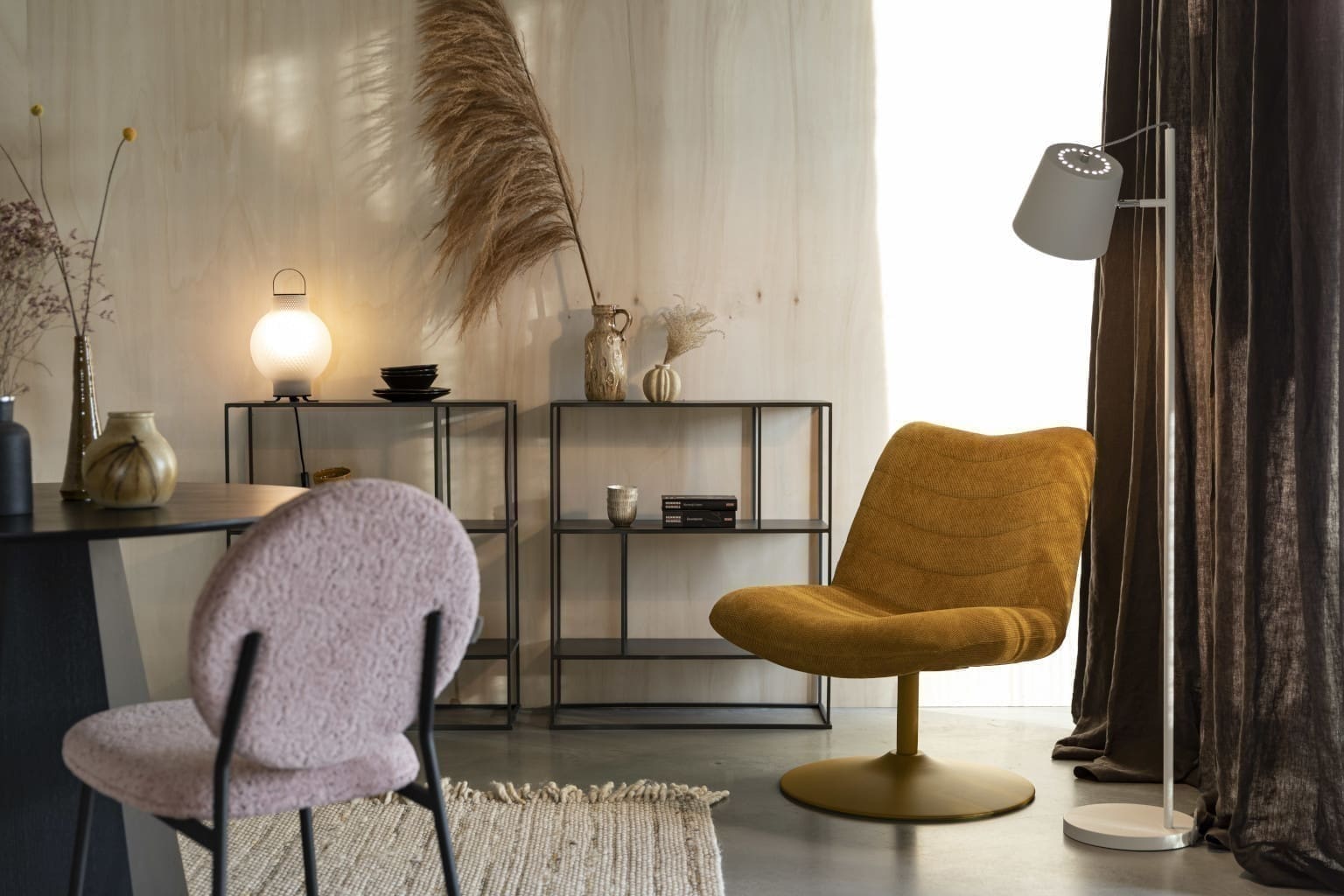 Draaifauteuil Bubba - Oker - Afbeelding 17