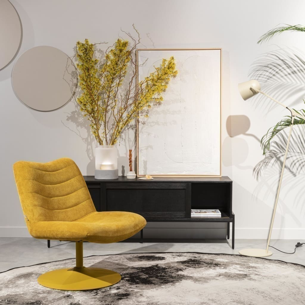 Draaifauteuil Bubba - Oker - Afbeelding 19