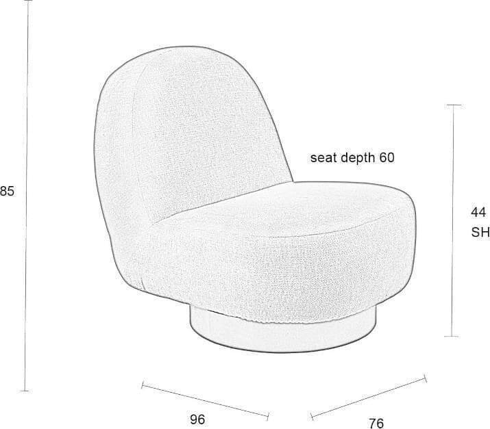 Fauteuil Eden - Sand - Afbeelding 15